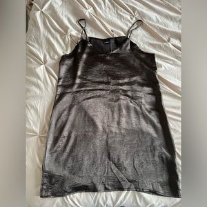 Boohoo Satin Mini Dress
